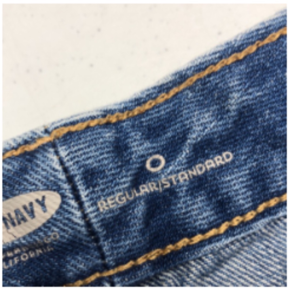 VINTAGE OLD NAVY FACTORY JEAN SHORTS 0/25 😎 - Picture 3 of 9